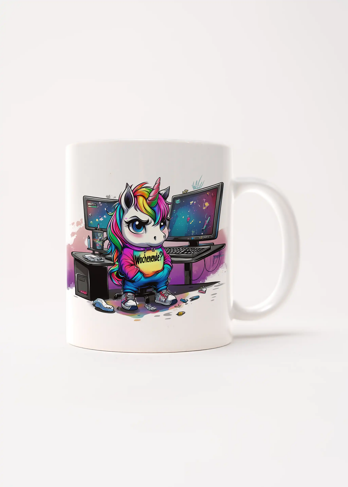 Wochenende? - Einhorntasse