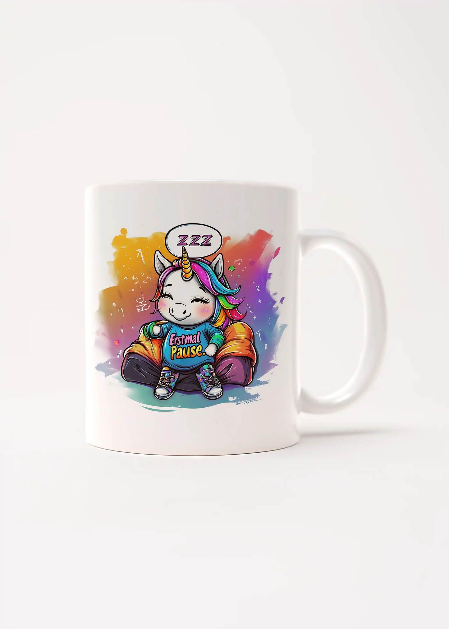 Erstmal Pause - Einhorntasse