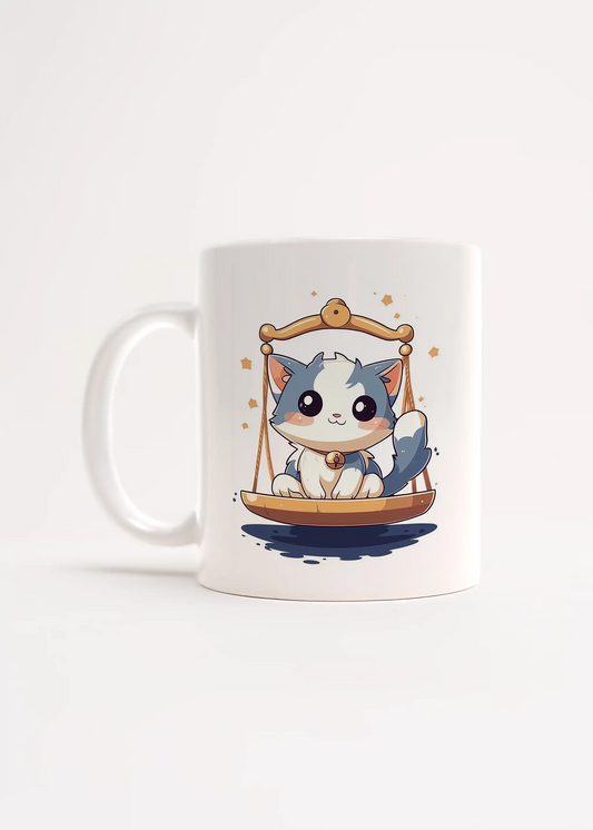 Sternzeichen: Waage - Katzentasse